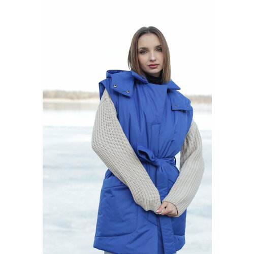 фото Жилет , размер l, синий l'kona