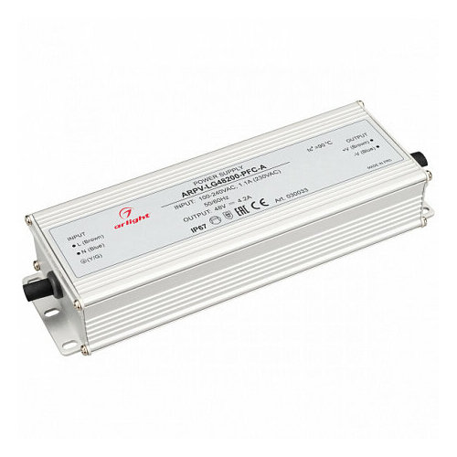 Блок питания Arlight ARPV-LG48200-PFC-A 48V 200W IP67 4,2A 030033