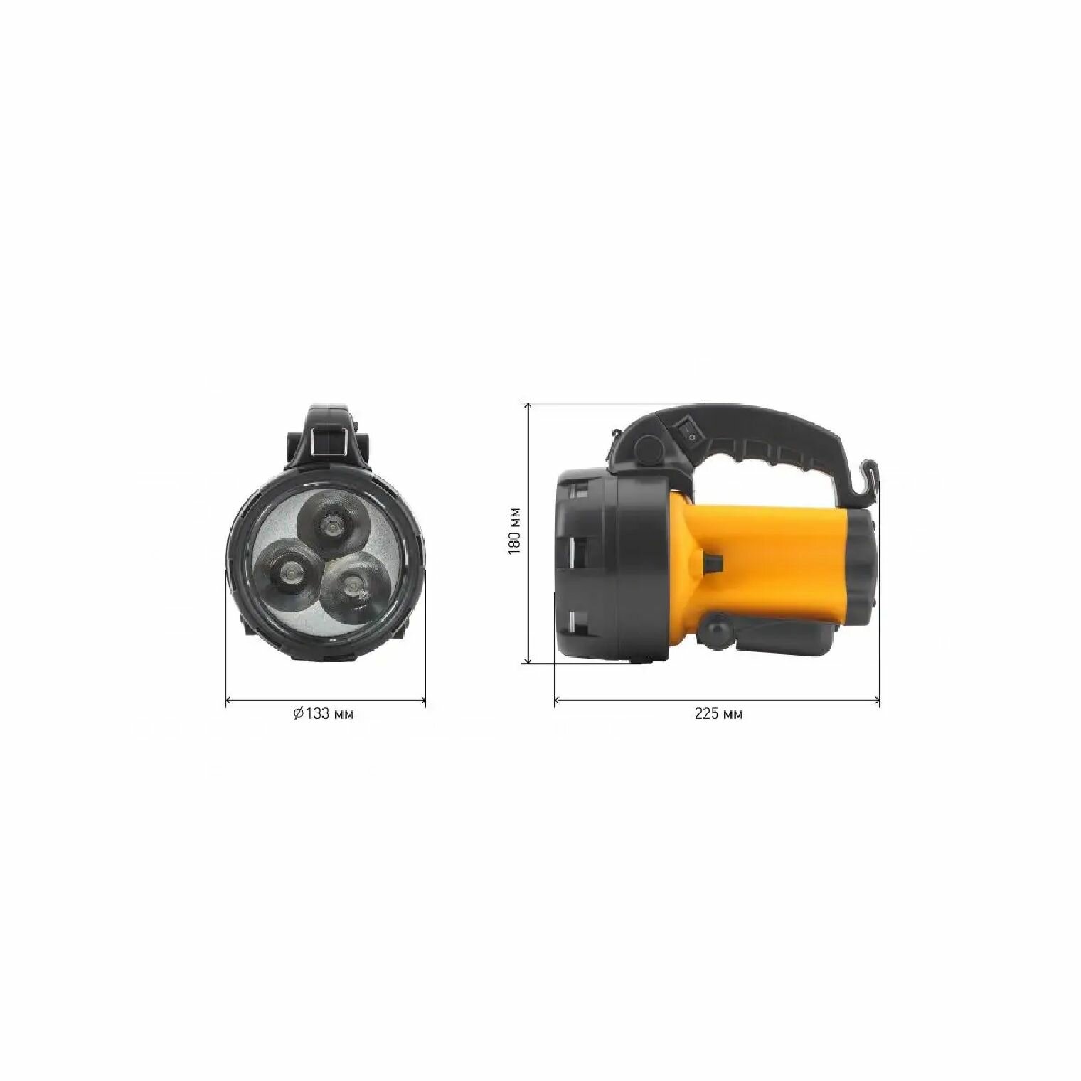 Аккумуляторный фонарь ЭРА PA-604, желтый / черный, 3Вт [б0031035] - фото №17