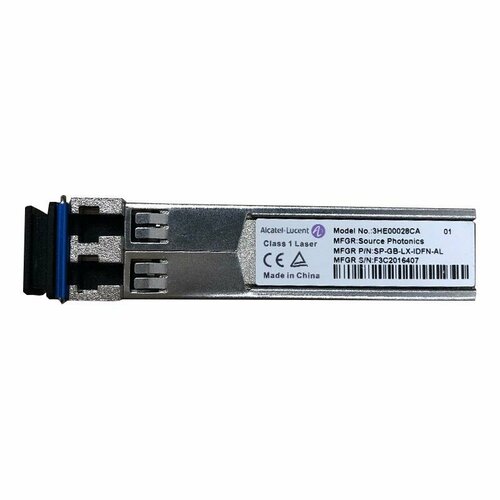 трансивер lanmaster модуль sfp western digitalm 1 25g 1310nm 1550nm 3 km lc ddm cisco Трансивер Alcatel 3HE00028CA LX/LC SFP SMF 1310nm DDM