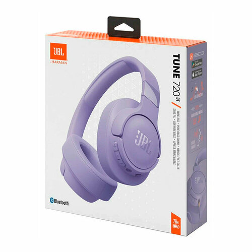 Беспроводные наушники JBL Tune 720BT mini jack 35 mm фиолетовый 660000₽