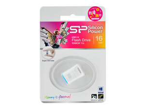 Флешка USB SILICON POWER Touch T06 16Гб, USB2.0, белый [sp016gbuf2t06v1w] - фото №17