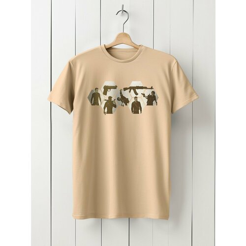 фото Футболка hypnotica, размер s, бежевый