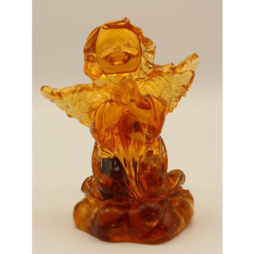 Сувенирная фигурка с янтарем Ангел