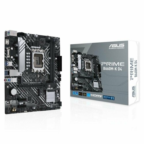 Материнская плата ASUS PRIME B660M-K D4 LGA1700 B660 USB32 GEN 1 MB 90MB1950-M1EAY0 1307200₽