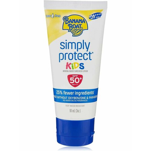 Кремы Banana Boat, Детски солнцезащитный крем, минеральный, SPF 50+, 90 мл