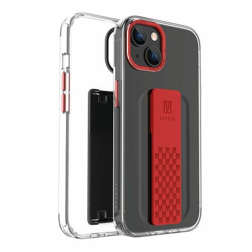 Чехол для iPhone 14 Max 6.7 Levelo Graphia IMD Clear Case With Extra Grip