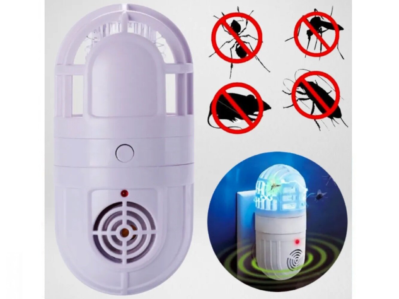 фото Отпугиватель насекомых и мышей, Ультразвуковой отпугиватель от насекомых и грызунов