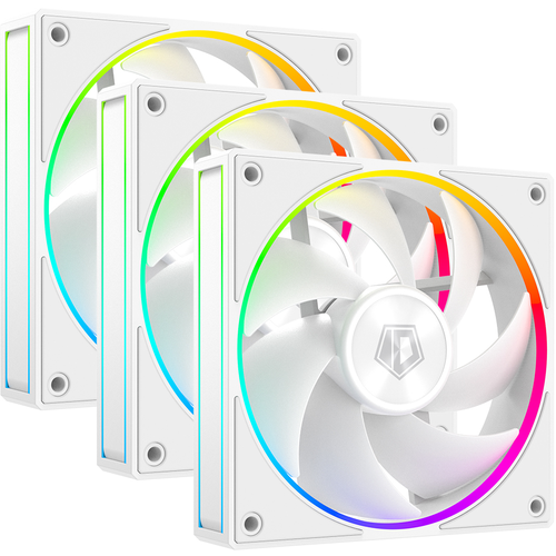 Вентилятор для корпуса ID-COOLING AF-127-ARGB-W (3 шт.) (AF-127-ARGB-W TRIO)