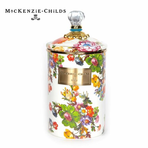 Банка MacKenzie-Childs для продуктов большая Flower Market
