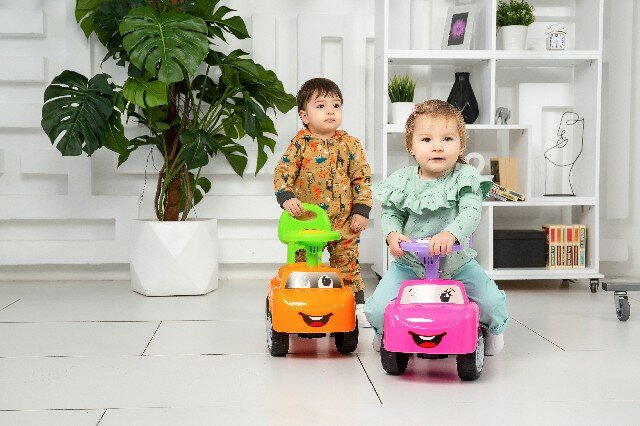 Каталка детская Baby Care Dreamcar, красная - фото №3