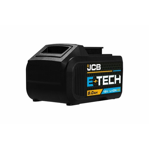 Батарея аккумуляторная 18V 8.0AH, LI-ion JCB JCB-80LI-HC-E шуруповерт аккумуляторный 18v max 180nm без аккумулятора jcb jcb 18blid b e