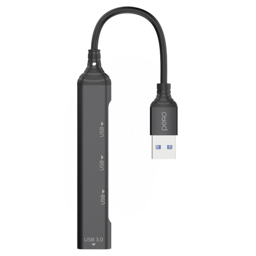USB Разветвитель Pero MH01 4в1 Серый 79000₽