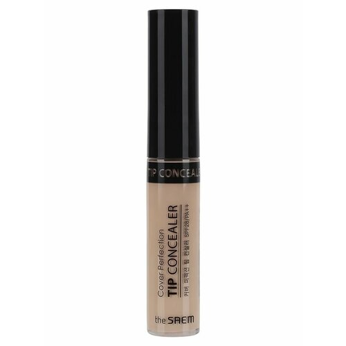 Консилер 1.25, 6.5 гр, Cover Perfection Tip Concealer 1.25 Light Beige, THE SAEM