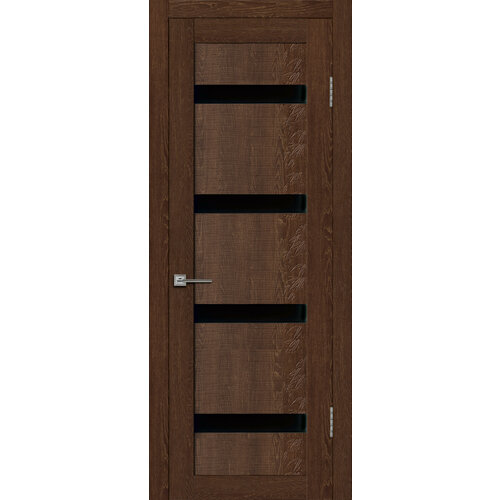 Межкомнатная дверь Агата 04-1 Коньячный Дуб 700мм, комплект
