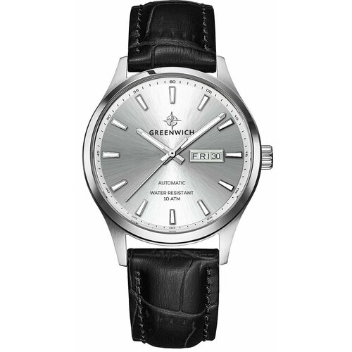 фото Наручные часы greenwich, серый, черный
