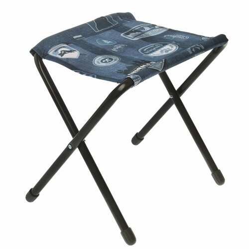 Стул дачный складной ДС1 36 30 36 см джинс 1 шт 1018₽