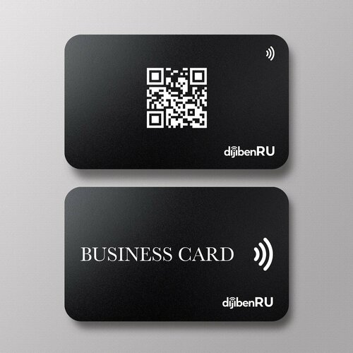 NFC-визитная карточка черная Business Card от Dijiben