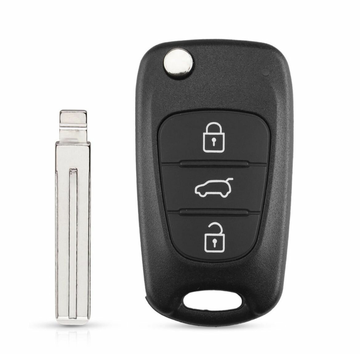 Корпус ключа зажигания, с лезвием, для Hyundai, противоударный