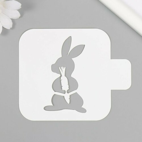 Трафарет Зая 9х9 см 1шт 358₽