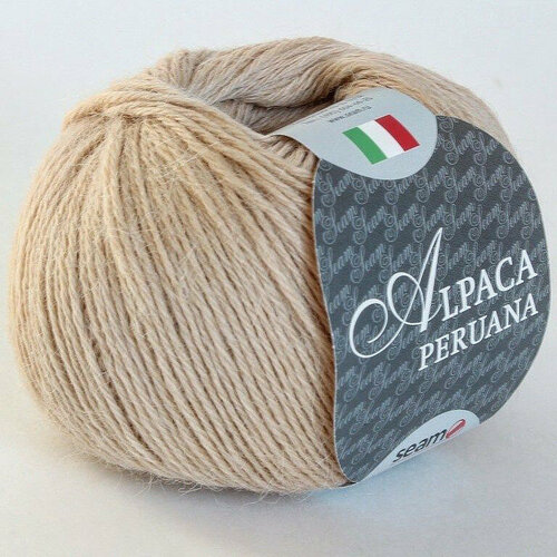 Пряжа Seam ALPACA PERUANA 604 бежевый (5 мотков)