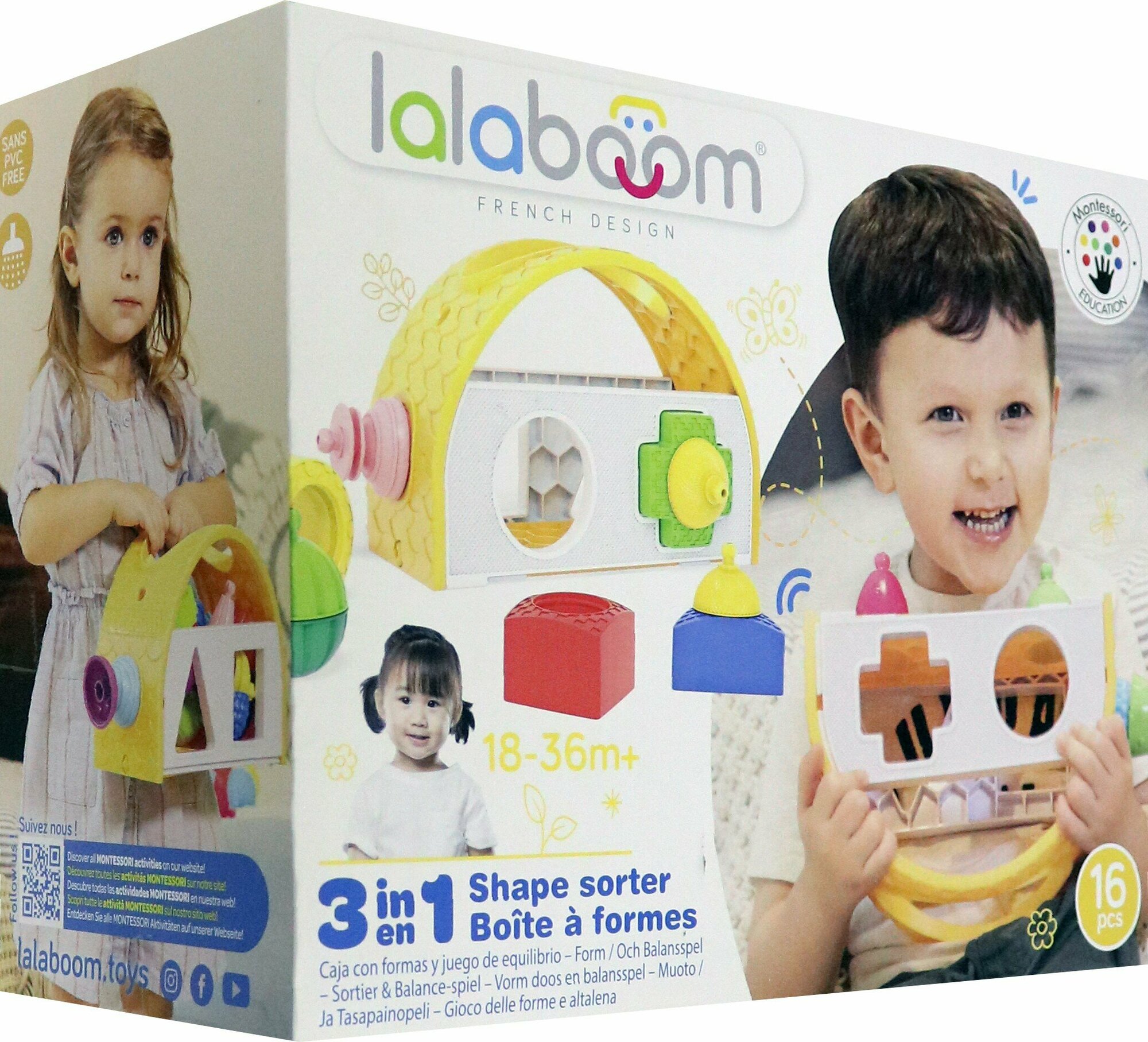 Игрушка "Lalaboom" Сортер 16 предметов (BL810) ABtoys - фото №10