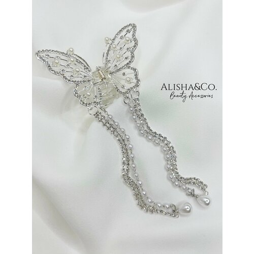 Крабик для волос Pearl Butterfly