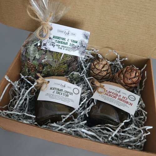Свежесть хвойного леса подарочный набор из Сибири на 23 февраля 8 марта
