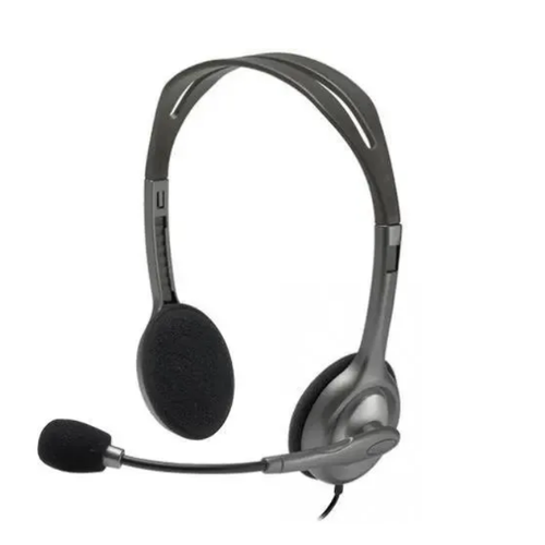 Гарнитура проводная LOGITECH Headset H111 Stereo Silver (981-000594)