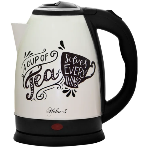 Чайник электрический ВЕЛИКИЕ РЕКИ Нева-3 18 л с термическим рисунком серо-бежевый 99000₽