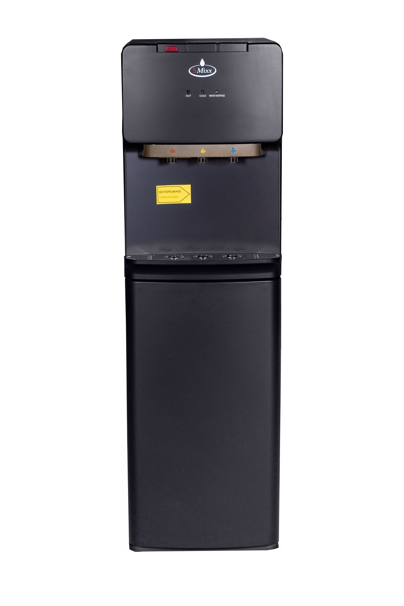 Кулер напольный SMixx HD-1821 B матовый черный (нижняя загрузка бутыли, нагрев и электронное охлаждение) - фотография № 2