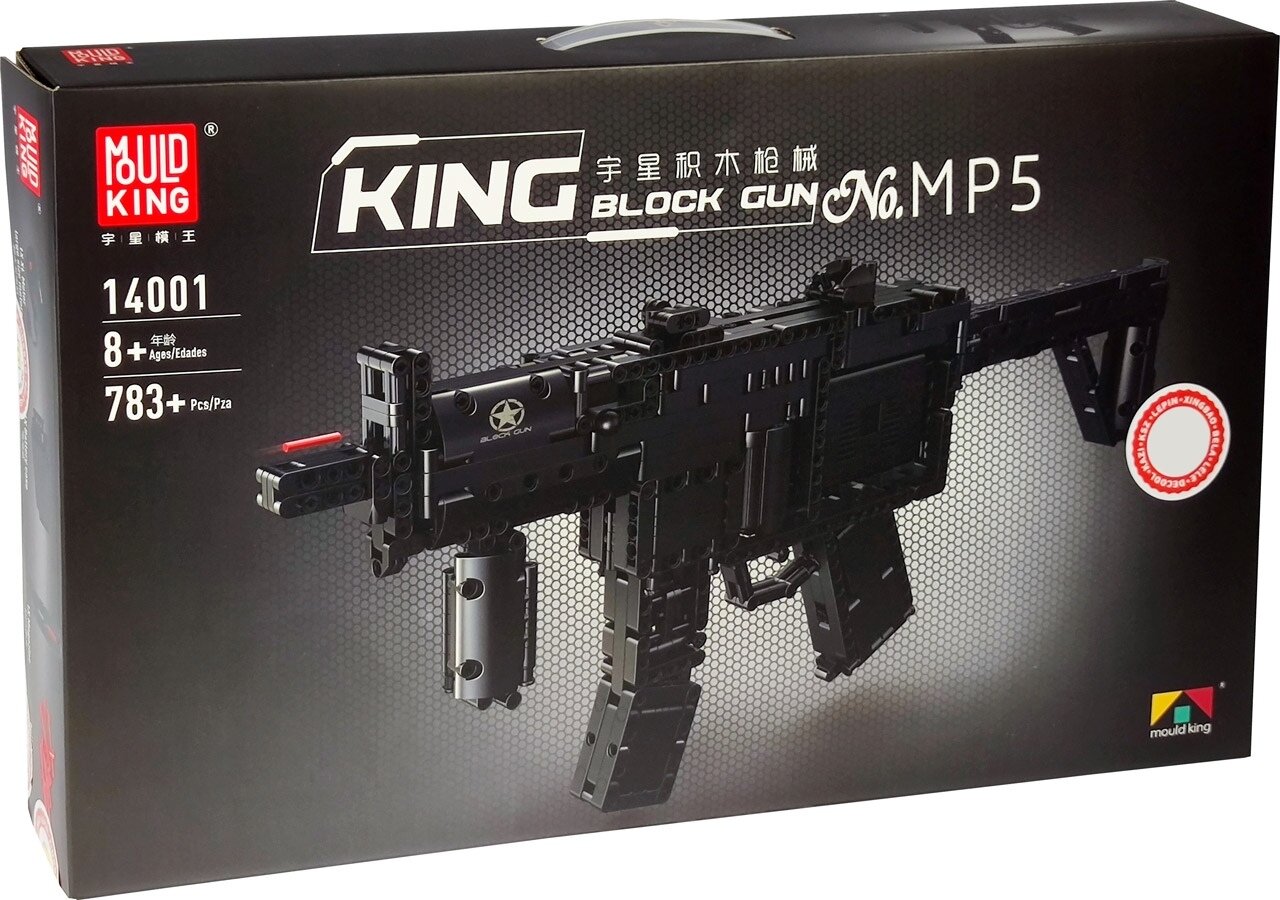 Конструктор MOULD KING Пистолет-пулемет - HK MP5 14001 783 детали