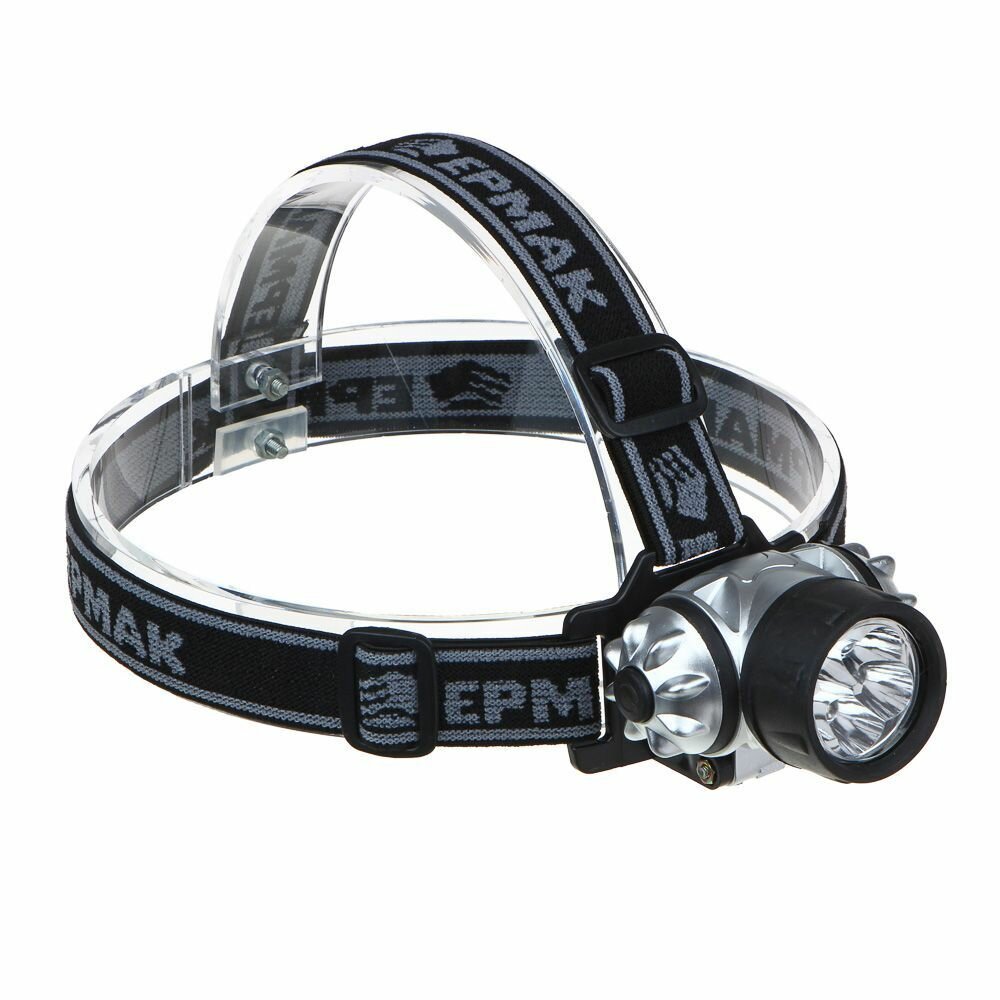 фото Ермак Фонарь налобный 5 ярк. LED, 3xAAA, 6,5x4,3 см