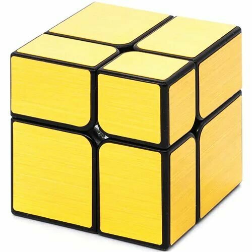 Кубик Рубика YJ Mirror Blocks 2x2 Черно-золотой / Развивающая головоломка цепь diamonele миррор