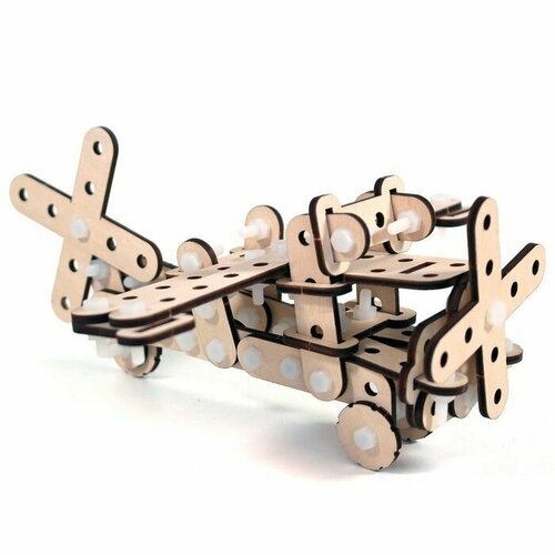 Развивающая игра Деревянный конструктор. Самолёт