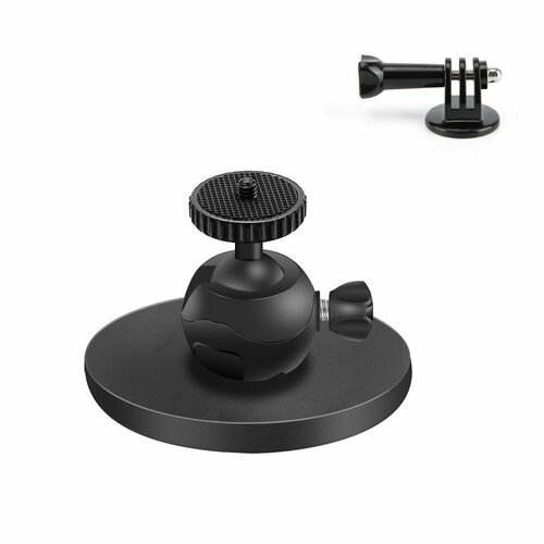Магнитная присоска 88 мм с шаровым креплением для фототехники и экшн-камер