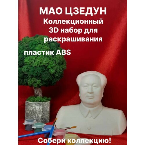 Мао Цзедун Коллекционный 3D набор для раскрашивания