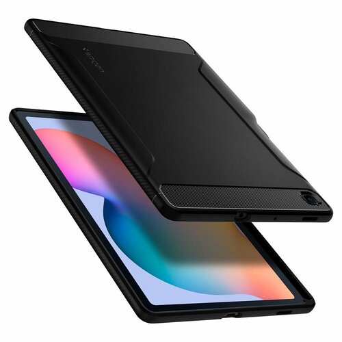 Прочный чехол SPIGEN для Galaxy Tab S6 Lite - Rugged Armor - Черный - ACS01284 чехол spigen rugged armor 064cs24871 для apple iphone xr black