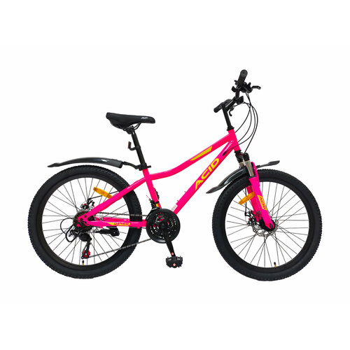 Велосипед горный женский 24 ACID Q 245 D рама 13 розово-желтый 17645₽