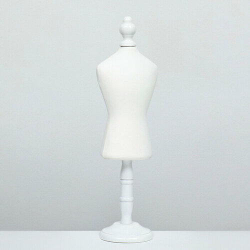 Манекен для одежды животных текстильный высота 41 см ОГ 32 см от 25 см белый 3246₽