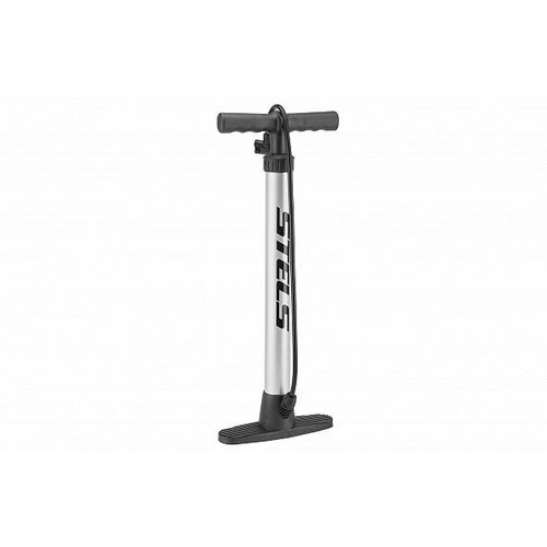 Ручной велонасос STELS THP-2004C, металл, серый
