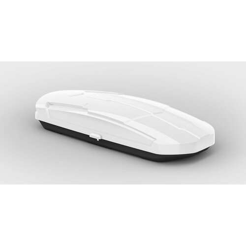 Бокс на крышу Sotra VOLCANO 223х93х45 750 л белый глянцевый с двухсторонним открытием