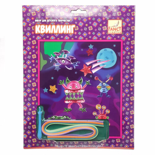 Квиллинг Пришельцы 24х29 см 199₽