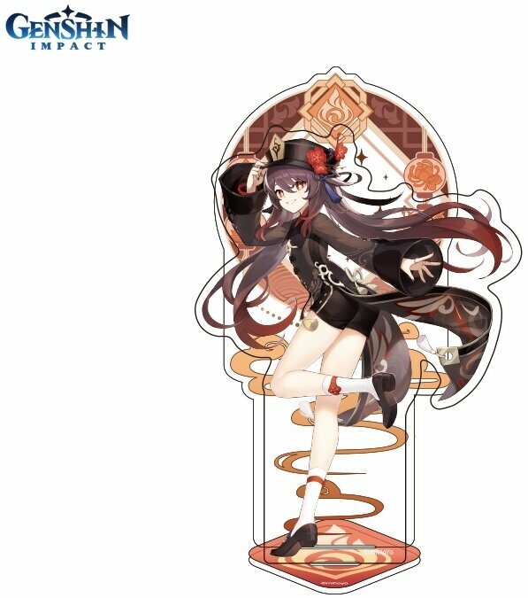 Акриловая фигурка Liyue Character Standee Hutao ЭМСИ - фото №4