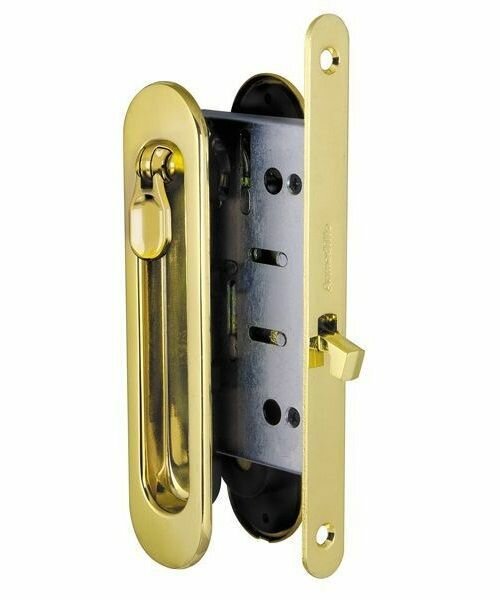 Набор для раздвижных дверей ARMADILLO SH011-BK GP-2 золото /26669/