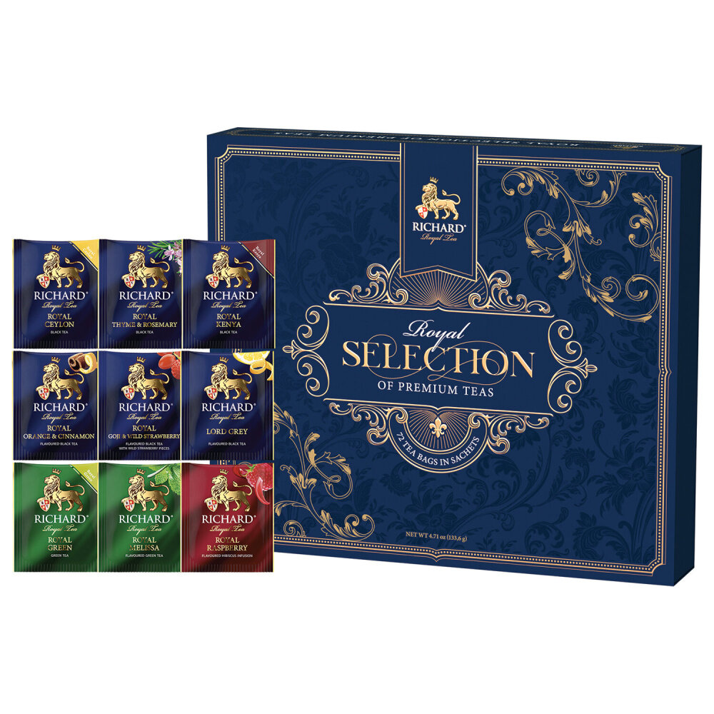 Подарочный набор Richard Royal tea selection premium 72*2г Май-Фудс - фото №18