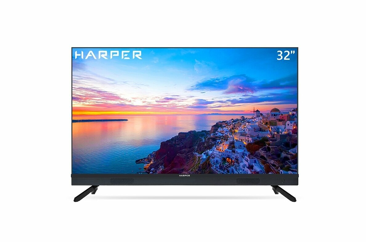 Телевизор Harper 32R821TS (32"/1366x768/HDMI, USB, AV, AUX/DVB-T2, С, S, S2/WiFi/SmatTV/Черный)