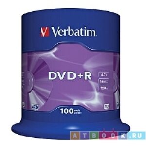 диски dvd+r 4.7Gb 16x Matte Silver Verbatim - фото №5