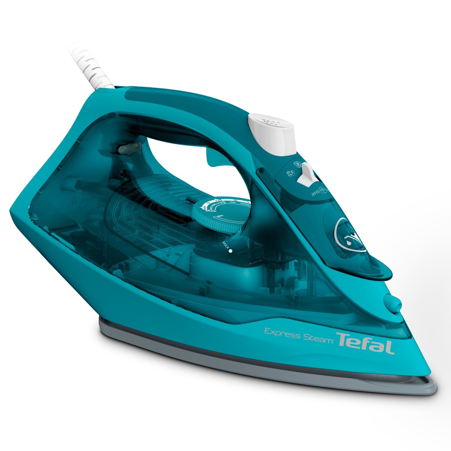 Утюг Tefal Express Steam FV2867E0, бирюзовый