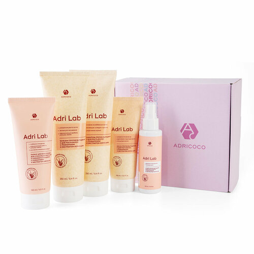 Adricoco подарочный набор 1 средства против выпадения и для роста волос 2585₽